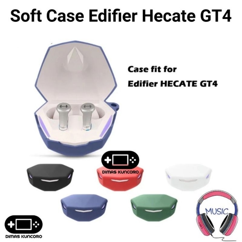 Soft Case Edifier Hecate GT4 silicone silicon gt 4 tws bumper casing