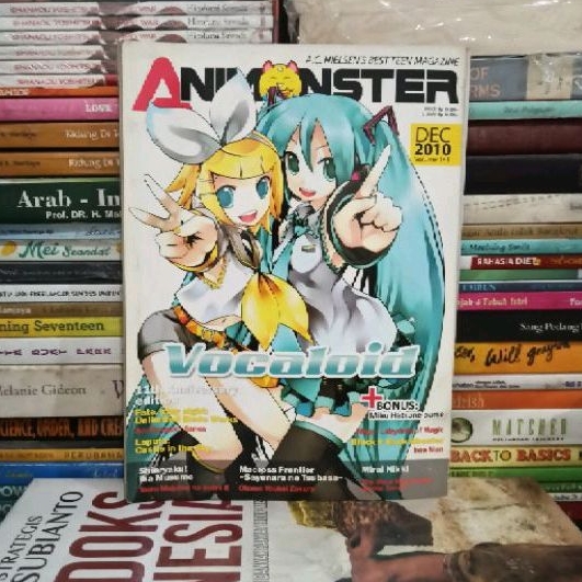 Majalah Animonster Original Vol141 Des 2010 Bekas tanpa Bonus