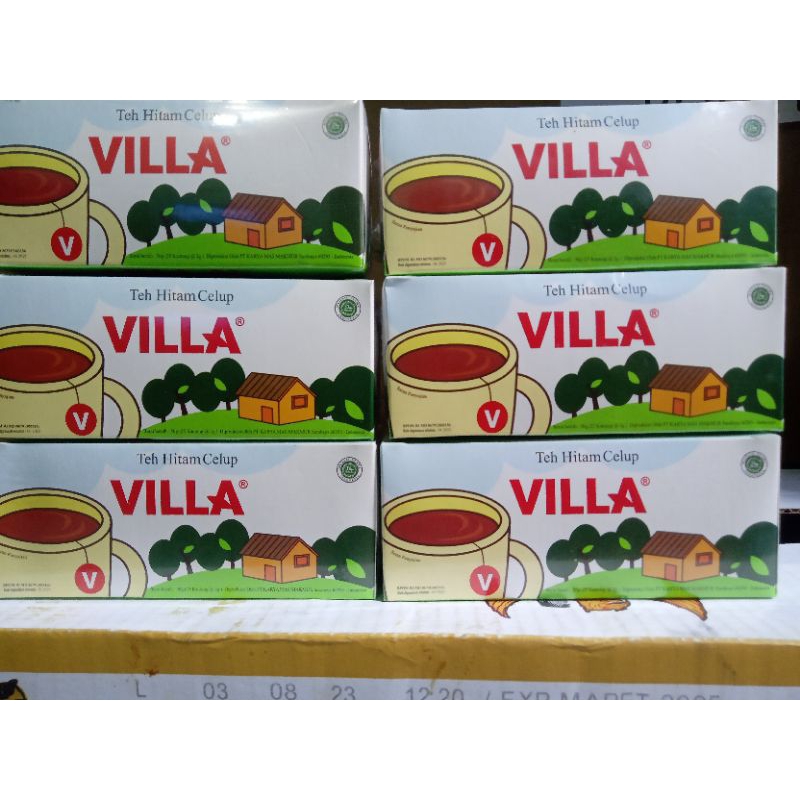 

TEH VILLA CELUP isi 25pcs II TEH VILLA KOTAK II TEH VILLA II TEH HITAM