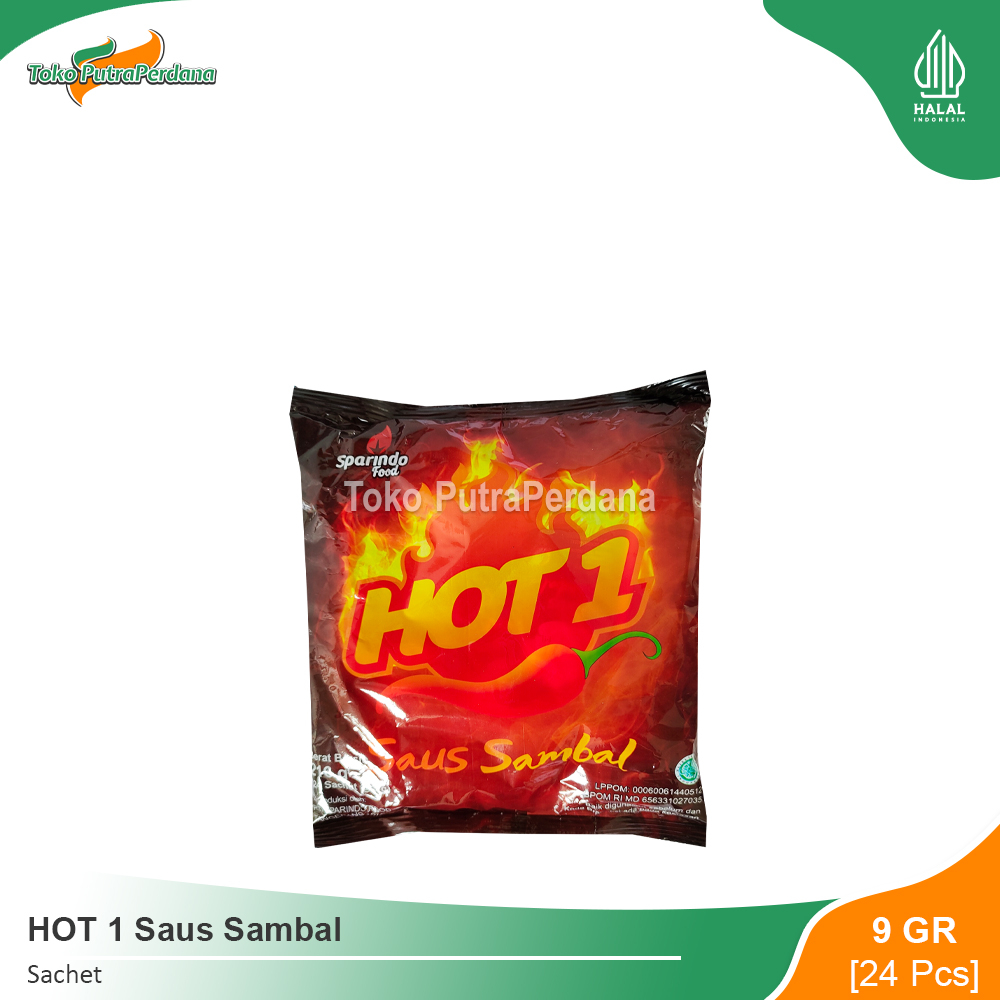 

HOT 1 Saus Sambal Sachet 9gr (24 Pcs)