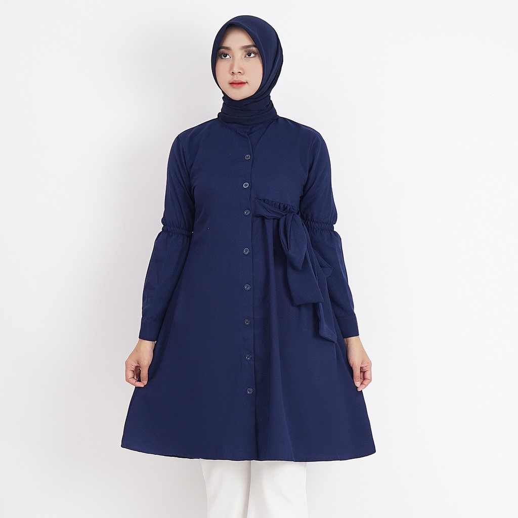 BCL-16 ATASAN TUNIK WANITA HIJAB TANGAN PANJANG