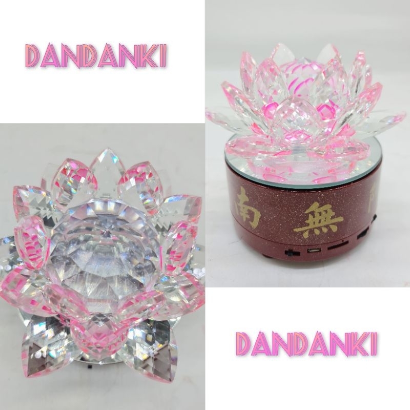 Radio sembahyang teratai crystal kristal dengan usb premium