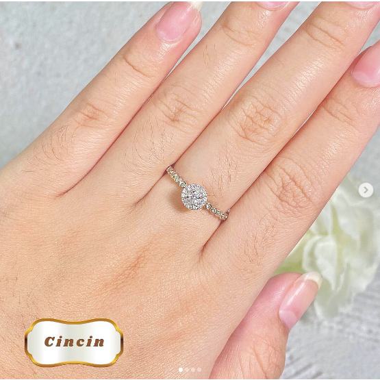 Elco Jewellery - Cincin Berlian Eropa F Vvs | CBRE-05363SH Berkualitas dan Bergaransi