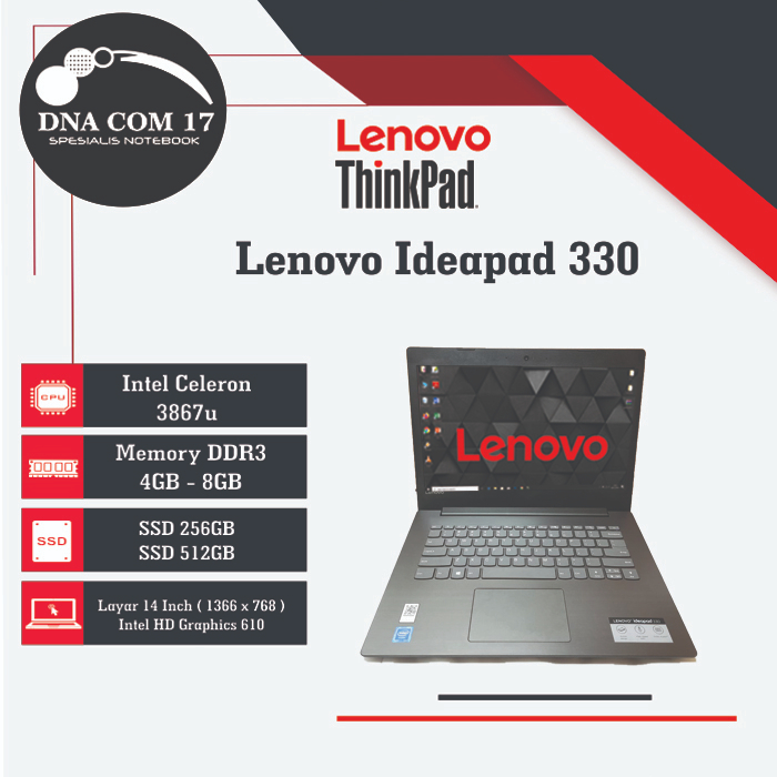 Laptop Lenovo / Asus / HP / Dell Ram 8GB | SSD 512GB | Murah Berkualitas |