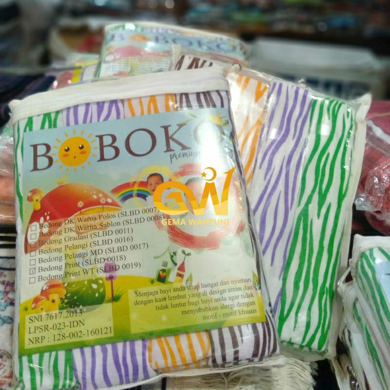 Bedong Bayi Flanel | Bedong Bayi Boboko Motif Lurik