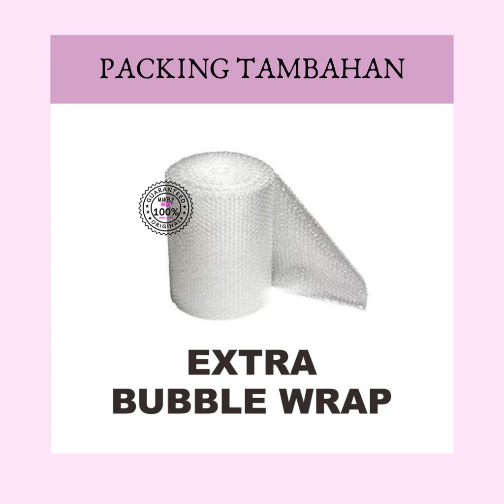 

Extra Bubble Wrap / Packing Tambahan Untuk Paket Lebih Aman