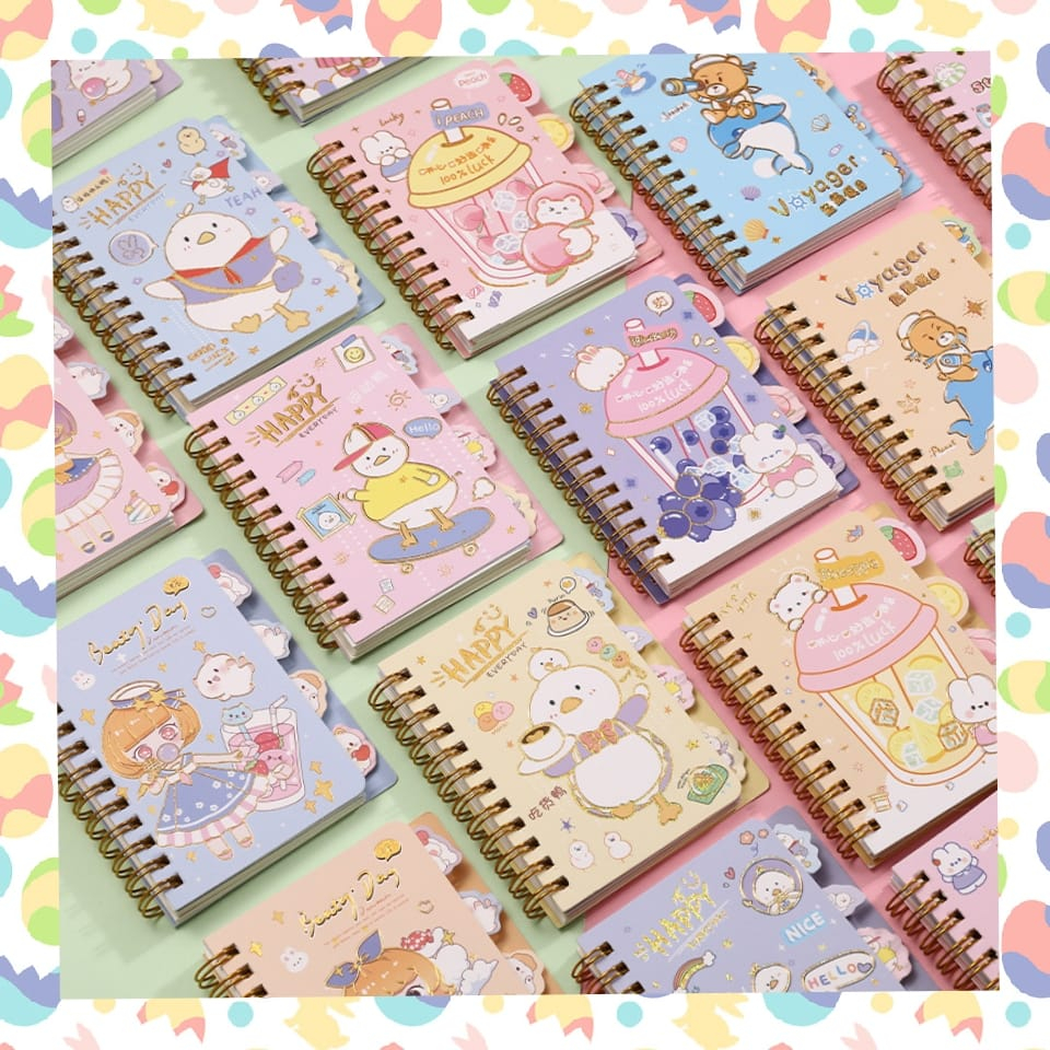 

GEM - BUKU TULIS BINDER FRUIT GIRL | BINDER NOTES BOOK | BUKU CATATAN HARDCOVER | JURNALING BOOK | CUTE BINDER BOOK