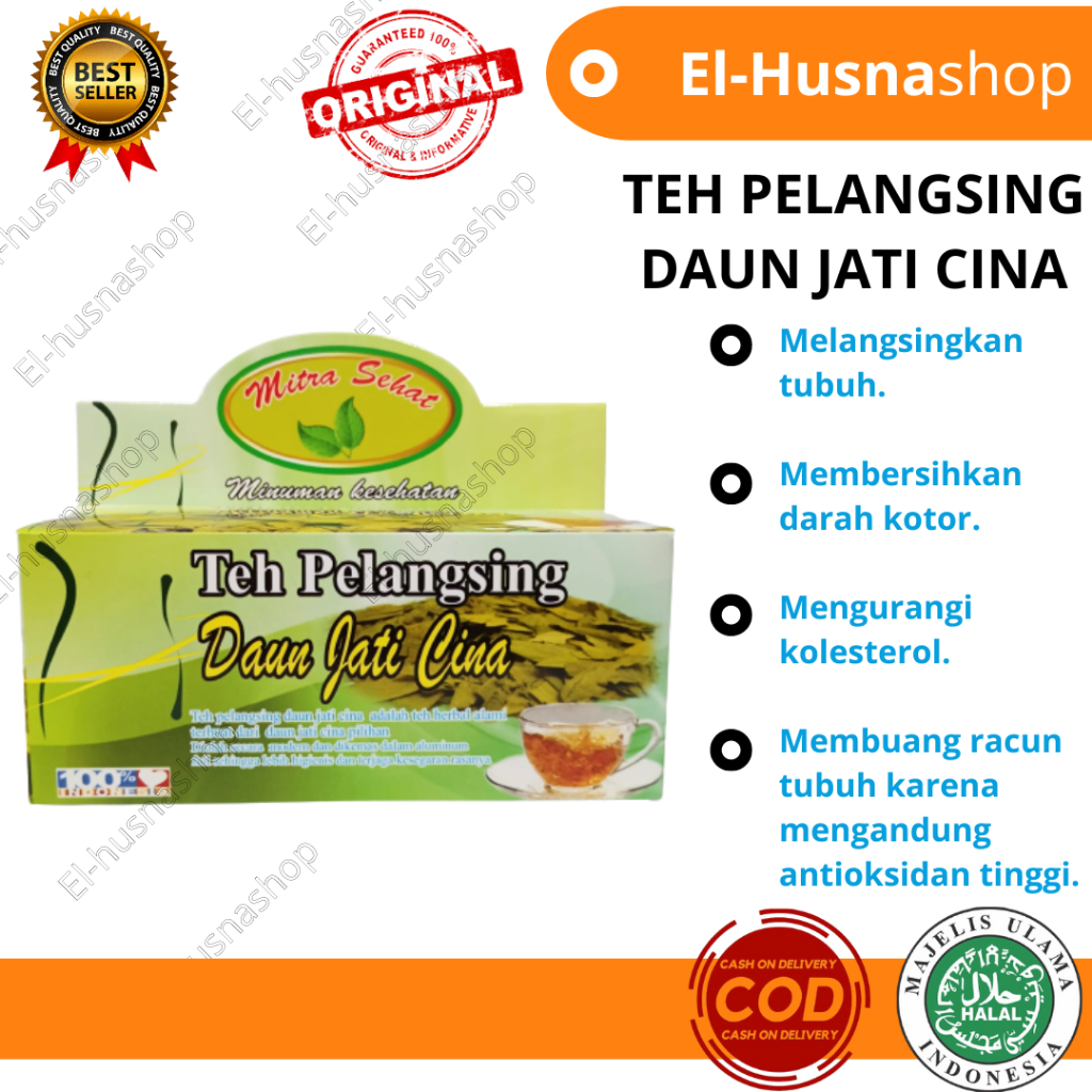 

Teh Pelangsing Daun Jati Cina Mitra Sehat Herbal Diet Mengecilkan Perut Isi 20 Kantong Asli Original