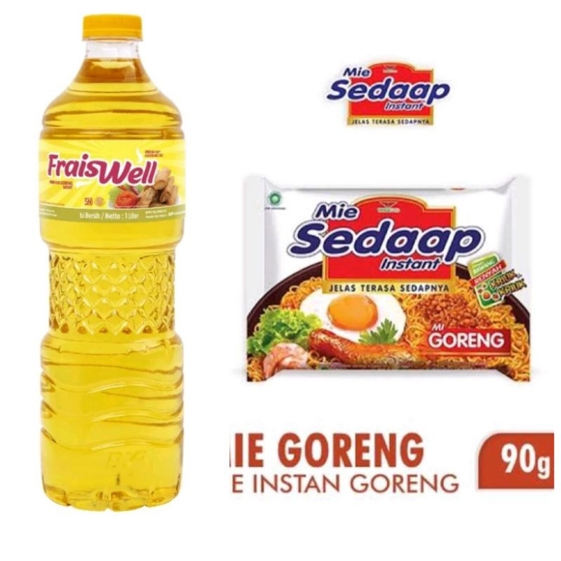 

Minyak Fraiswell 1 liter+sed44p goreng 2 pcs