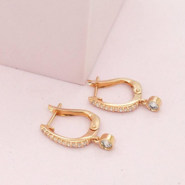 Anting RG Hala Basic Collection EA220663 Hala Gold 18K