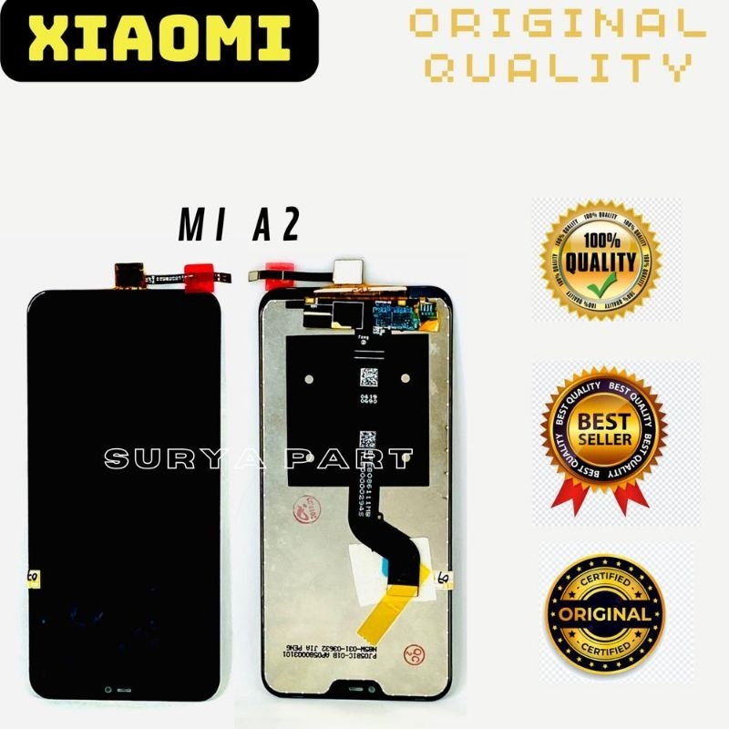 [ORIGINAL] QUALITY LCD XIAOMI MI A2 LITE TOUCHSCREEN FULLSET
