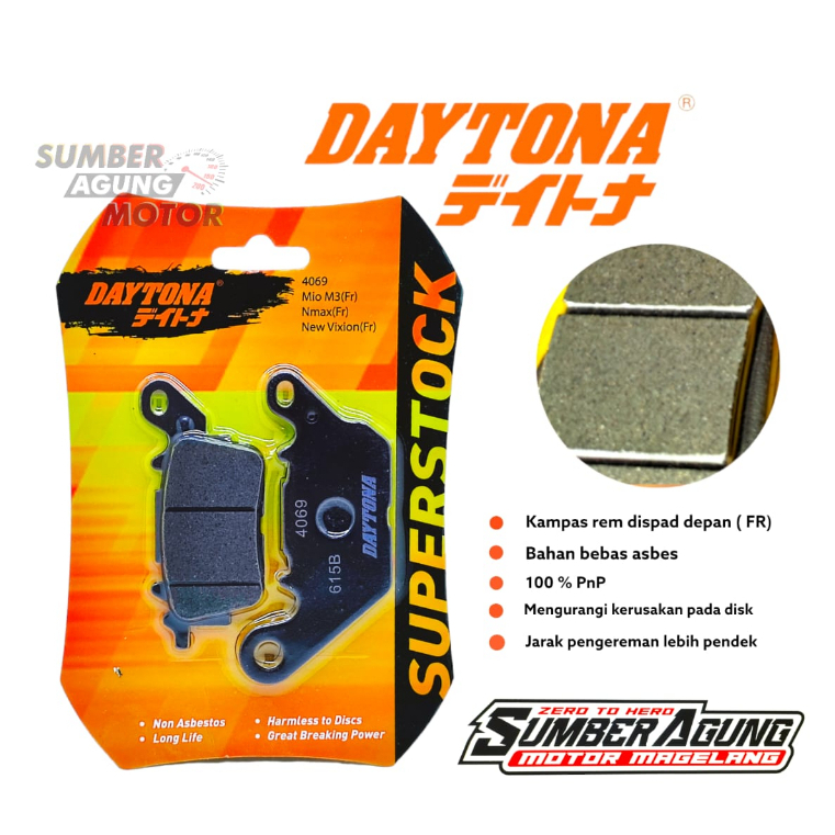 KAMPAS REM DISPAD DEPAN YAMAHA GEAR 125 FAZZIO JUPITER Z1 MIO M3 NMAX VIXION NEW MIO GT 125 Z  MX 15