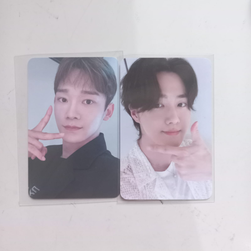 [OFFICIAL] Suho & Chen Photocard Everline Offline Fansign Ready