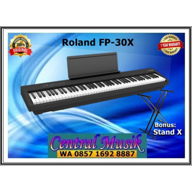 Digital Piano Roland FP 30x/FP-30x/FP30x Garansi resmi
