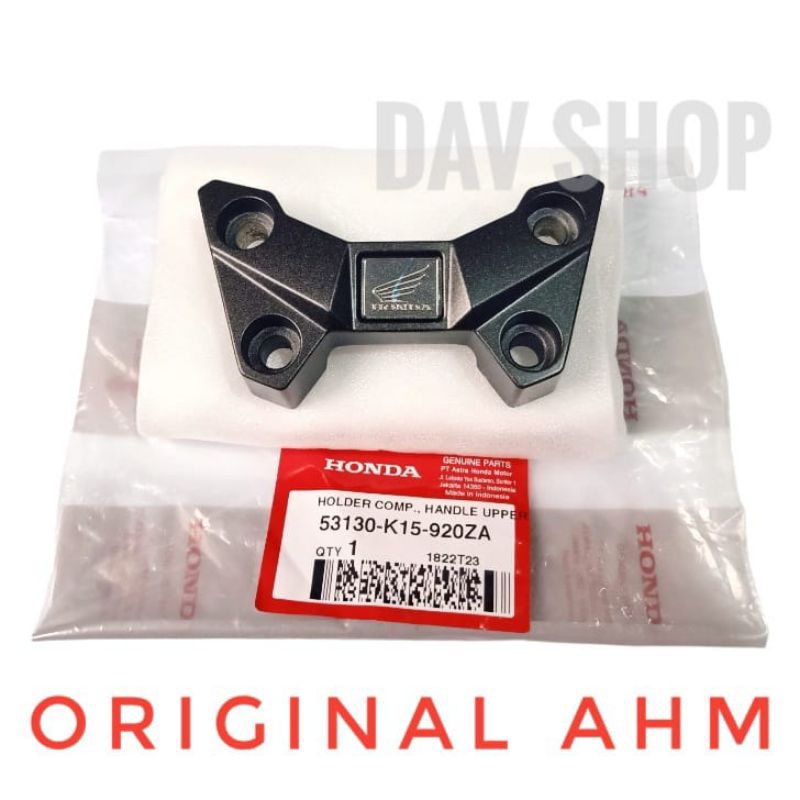 KLEM KLEMAN RAISER STANG STIR HONDA CB150R STREETFIRE K15G K15M 2015-2021 ORIGINAL AHM 53130K15920ZA