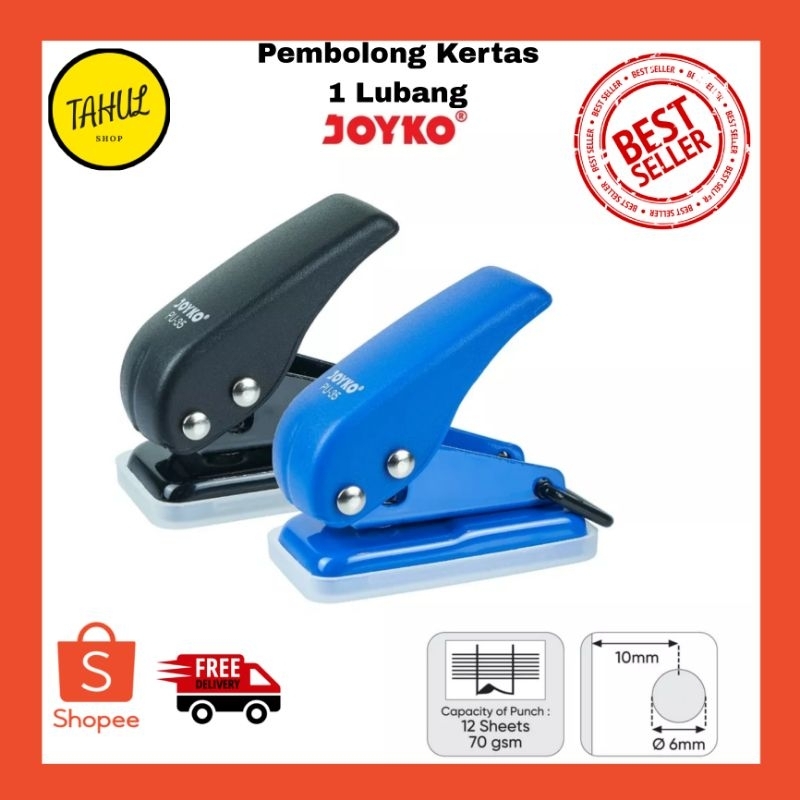 

Pembolong Kertas Satu Lubang One Hole Punch Joyko PU-35