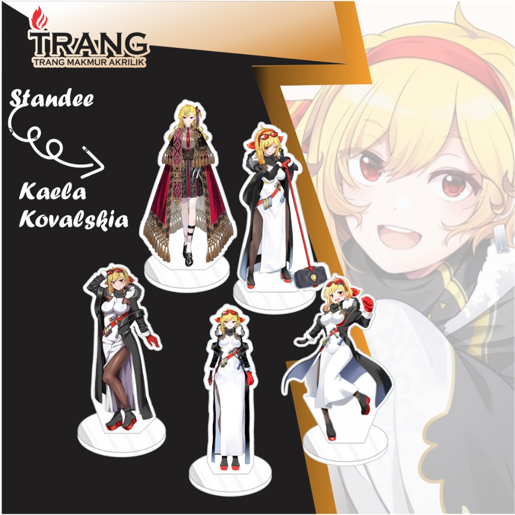 Standee Figure Akrilik Kaela Kovalskia  Hololive / Standing Action figure Acrylic Kaela Kovalskia Ho