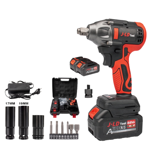 Impact wrench cordless, pembuka baut, bor impact, impact batrai baterai merk JLD Tool 48Vf