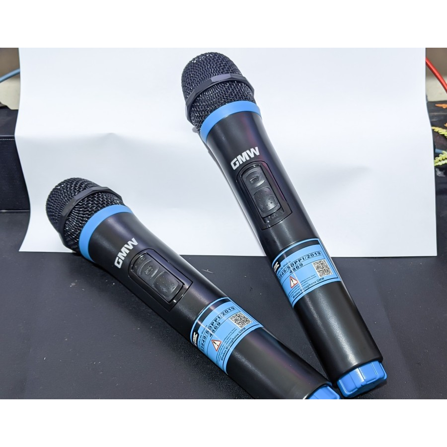 Mic Wireless List Biru Khusus Speaker GMC 897 R E H G F P Q S U N I - MIK Semua Jenis Speaker GMC