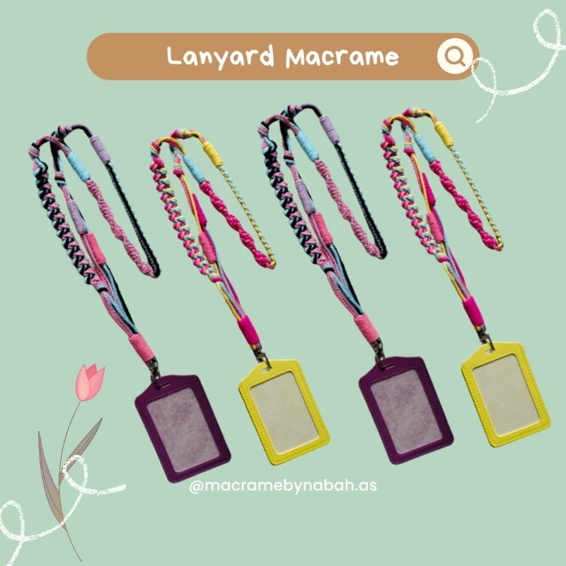 

Lanyard ID Card Macrame | Gantungan Name Tag | Gantungan ID card [TERMURAH]