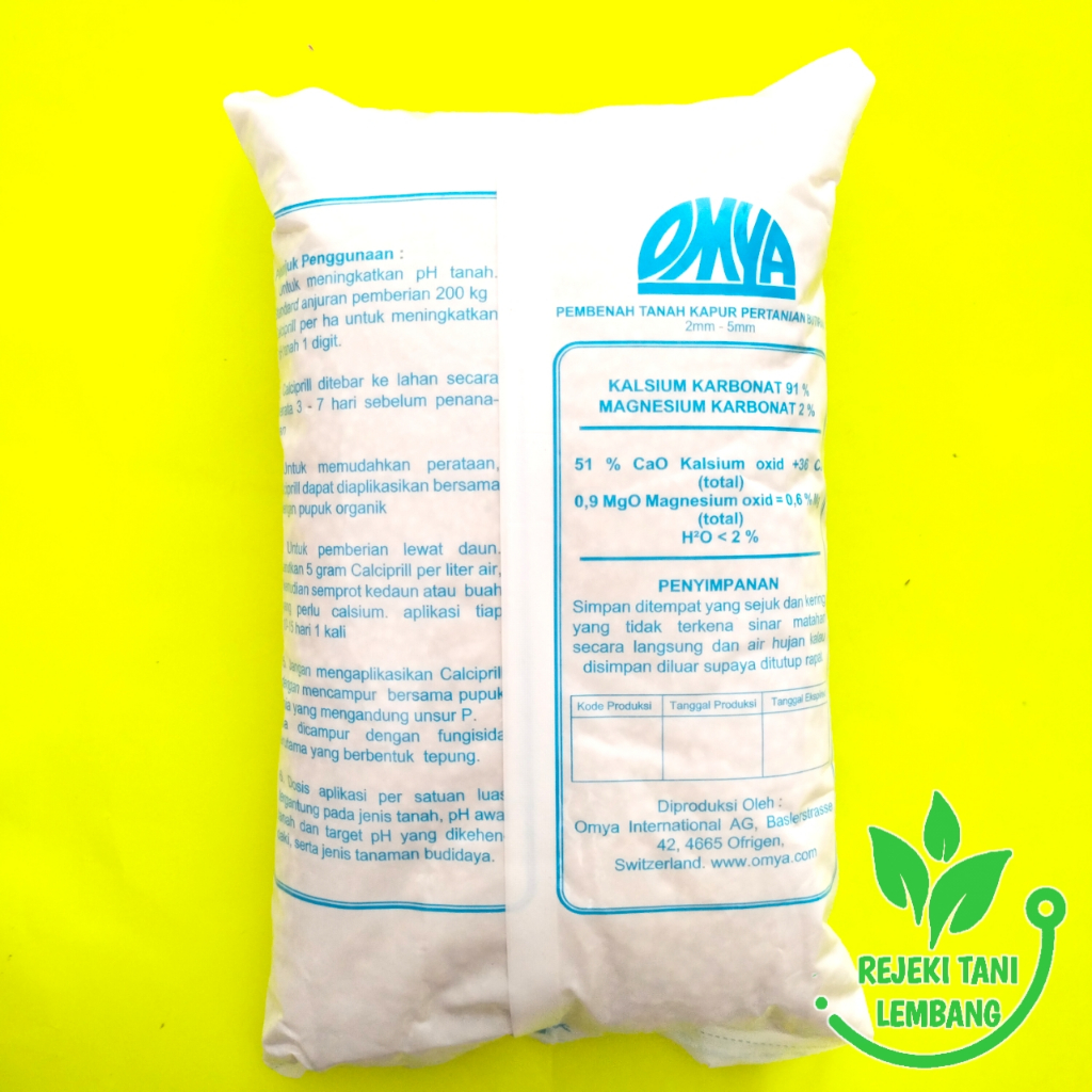 Baymarkeet Pupuk Omya Calciprill 2 Kg Kalsium Karbonat Granulasi