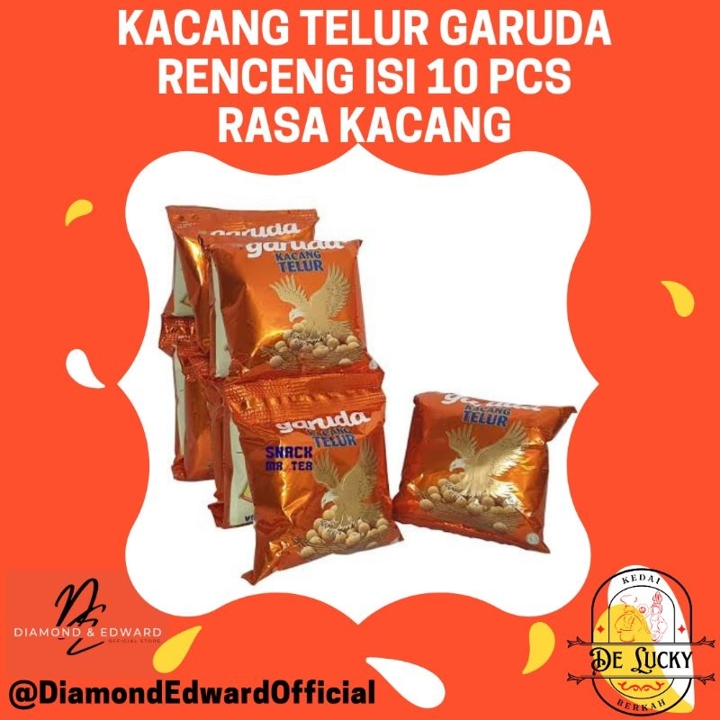 

DE ♡ Kacang Telur Garuda Serenceng isi 10