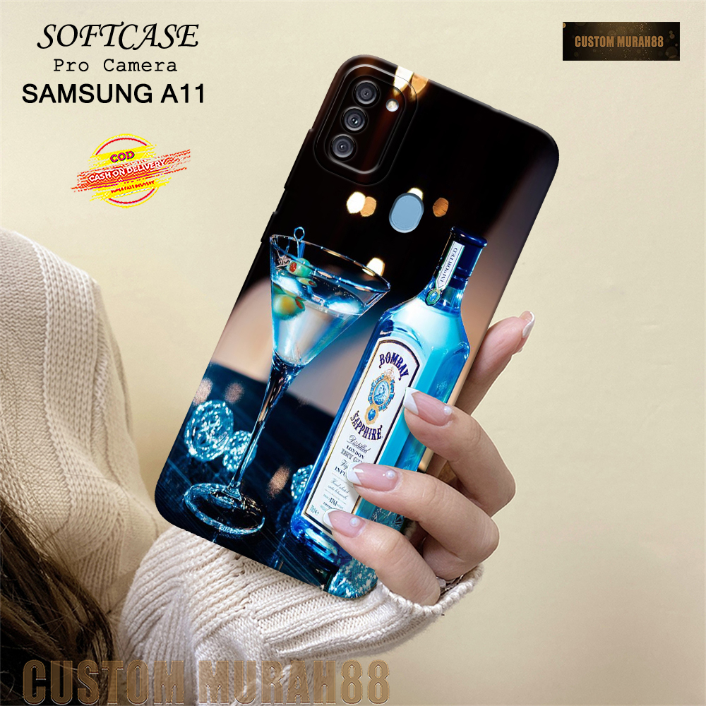 Case Samsung A11 Terbaru - Fashion Case MINUMAN - Casing Hp Samsung A11- Softcase Pro Camera Samsung
