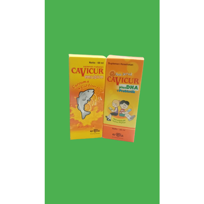 CUVICUR EMULSION SIRUP 60ML RASA JERUK ERELA