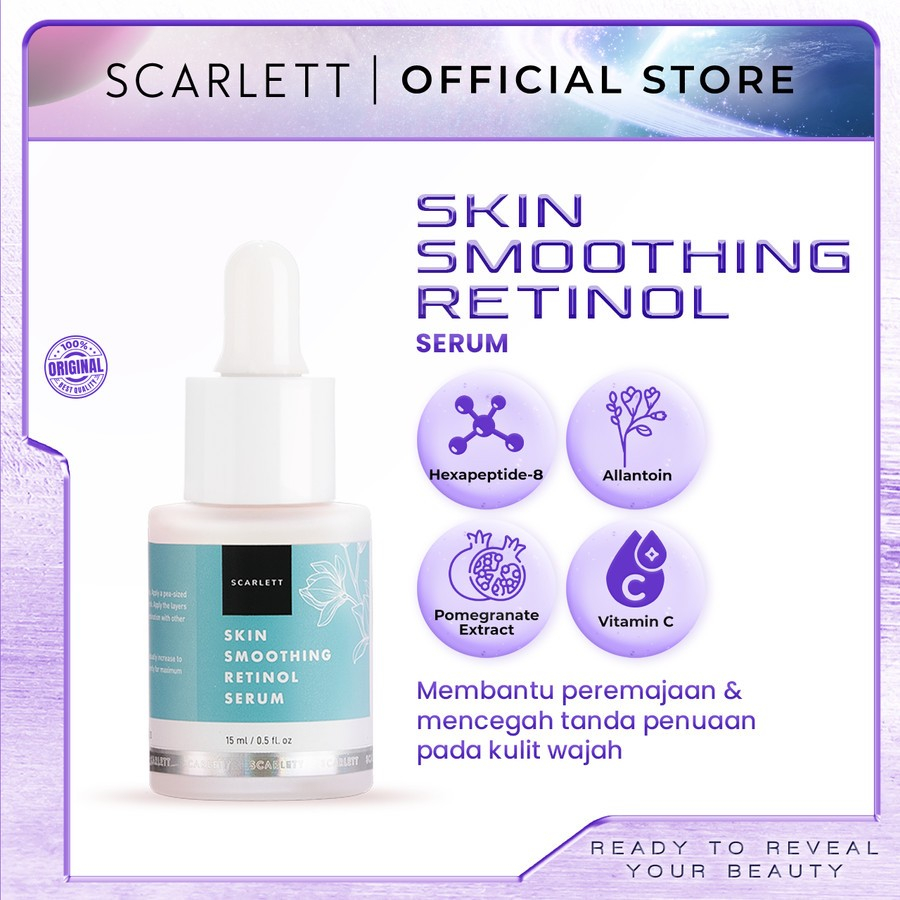 Scarlett Whitening Skin Smoothing Retinol Serum Retinol