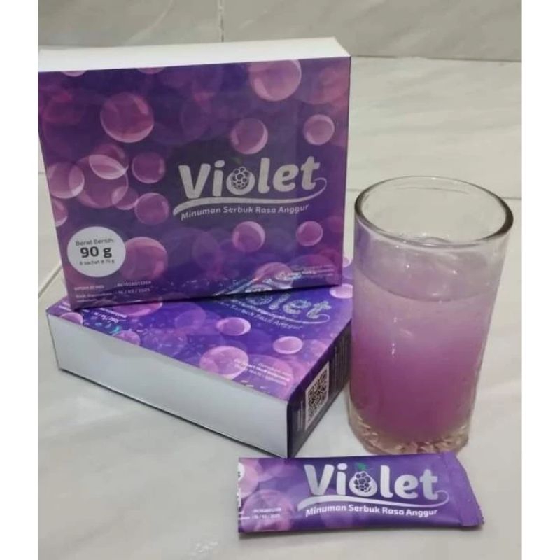 

VIOLET COLAGEN DRINK BASU / VIOLET BASU / MINUMAN COLLAGEN VIOLET RASA ANGGUR