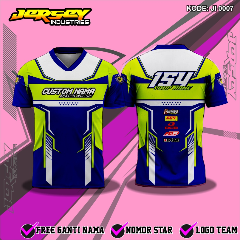 JERSEY RACING VIRAL KEKINIAN DESAIN SIMPLE KEREN BAJU BALAP