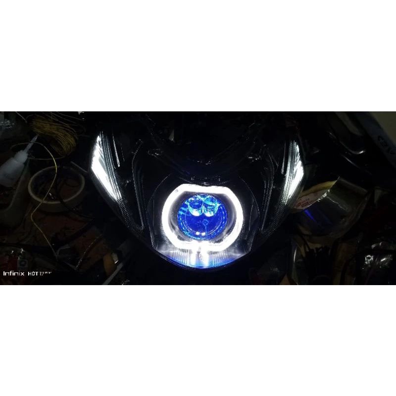 projie yamaha mio m3 MIO z proji biled turbo fulset reflektor lampu depan