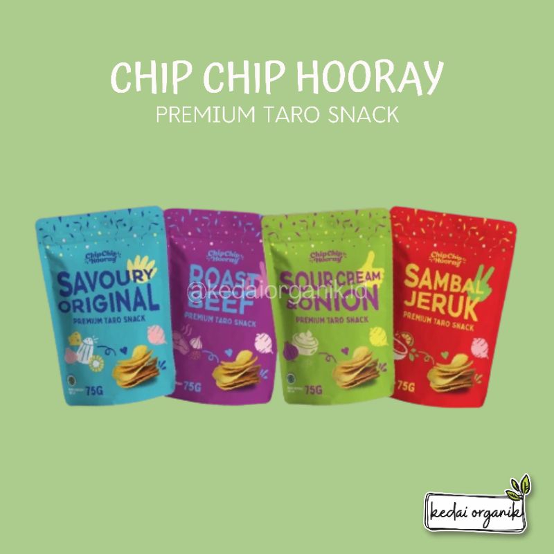 

Chip Chip HooraySnack Keripik Talas Premium