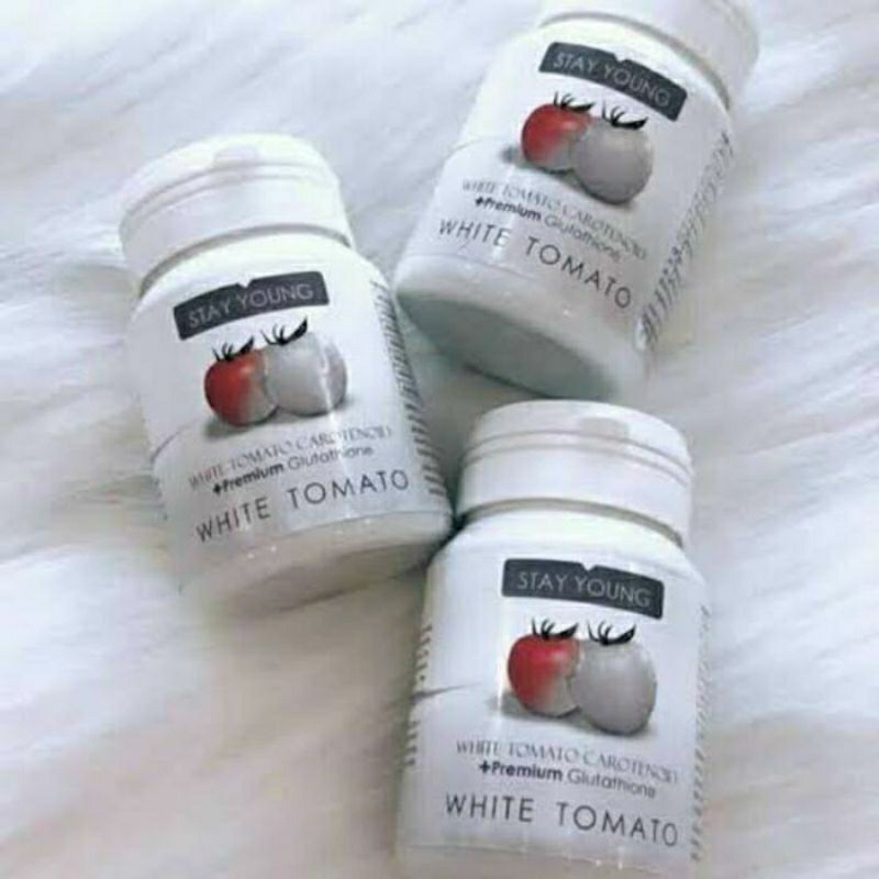 Stay Young White Tomato Vitamin Suplemen Pemutih Badan Cepat Dan Aman Stay Young White Tomato Asli