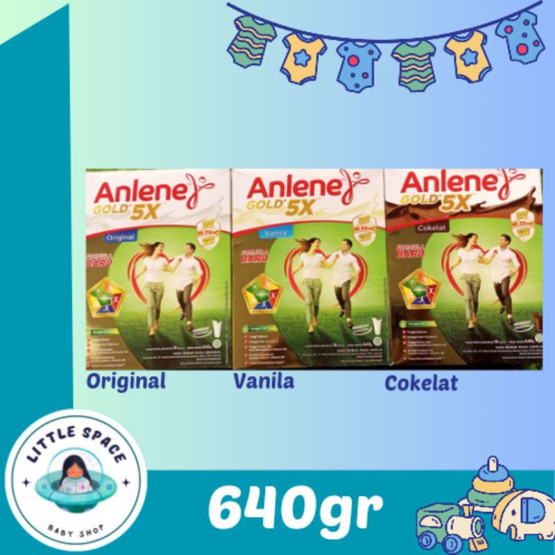 

ANLENE Gold 640gr Susu Dewasa Coklat | Original | Vanila