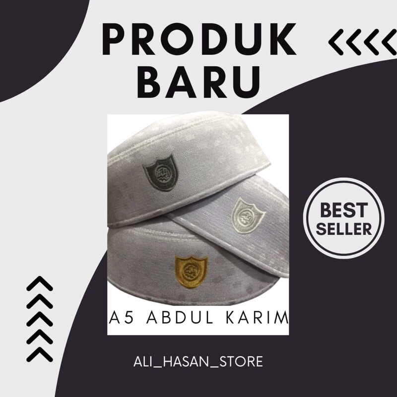 KOPIAH A5 ABDUL KARIM ORI !!