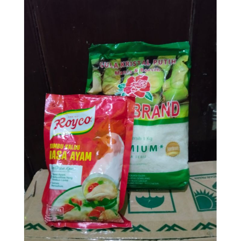 

paket bundling gula 1kg+Royco kaldu ayam 220 gram