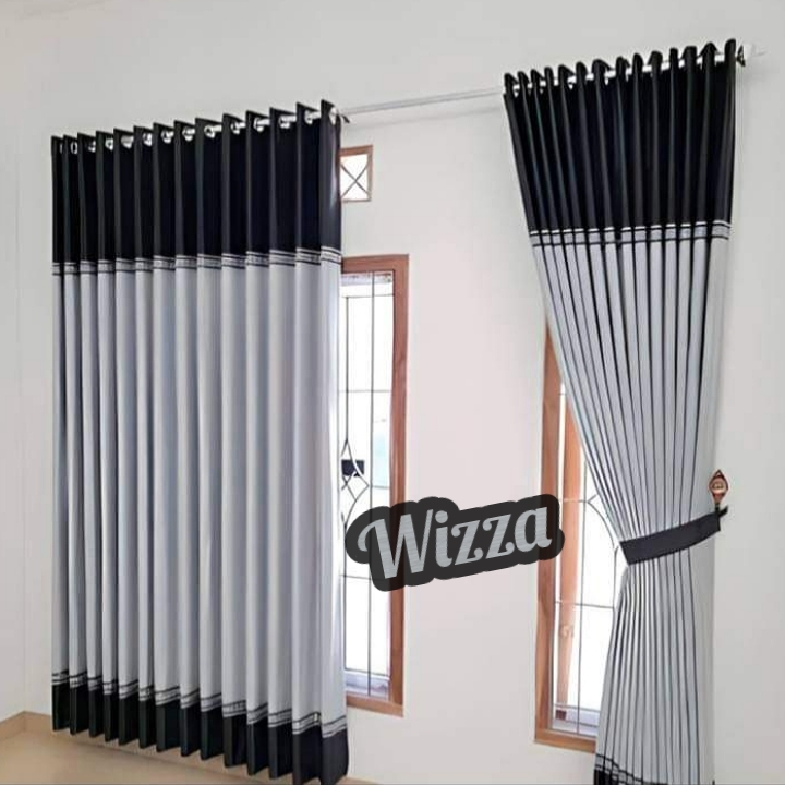 Gorden ruang tamu model terbaru bahan blackout import quality tebal bagus halus dan mewah terbaru