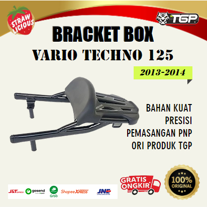 Bracket Box Sandaran Belakang Motor Locco Rear Bracket Box Aksesoris Variasi Honda Vario Techno 125 