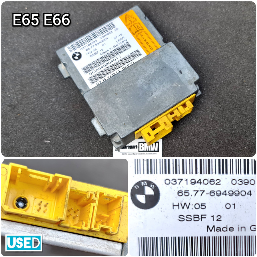 Sensor Modul Airbag Air bag Jok Depan Kiri BMW E65 E66 Seri 7