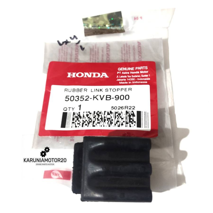Karet Bantalan Mesin Vario 110 Karbu/Beat Fi/Scoopy Fi Original AHM 50352-KVB-900