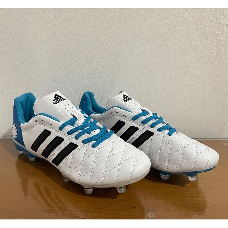 Sepatu Bola Adipure 11 Pro White Blue FG