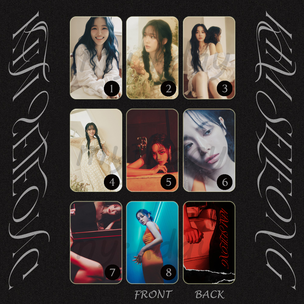 PC-1390, Unofficial Photocard Kim SEJEONG Door 2 sisi