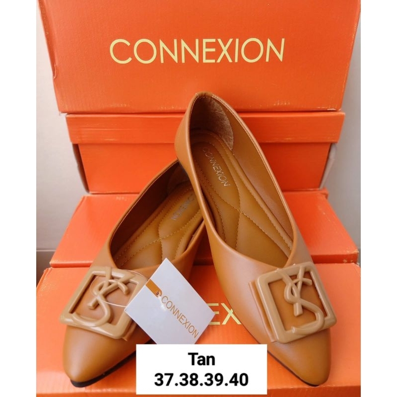 Sepatu Flat Cewek Wanita Flatshoes Branded Connexion Murah Original