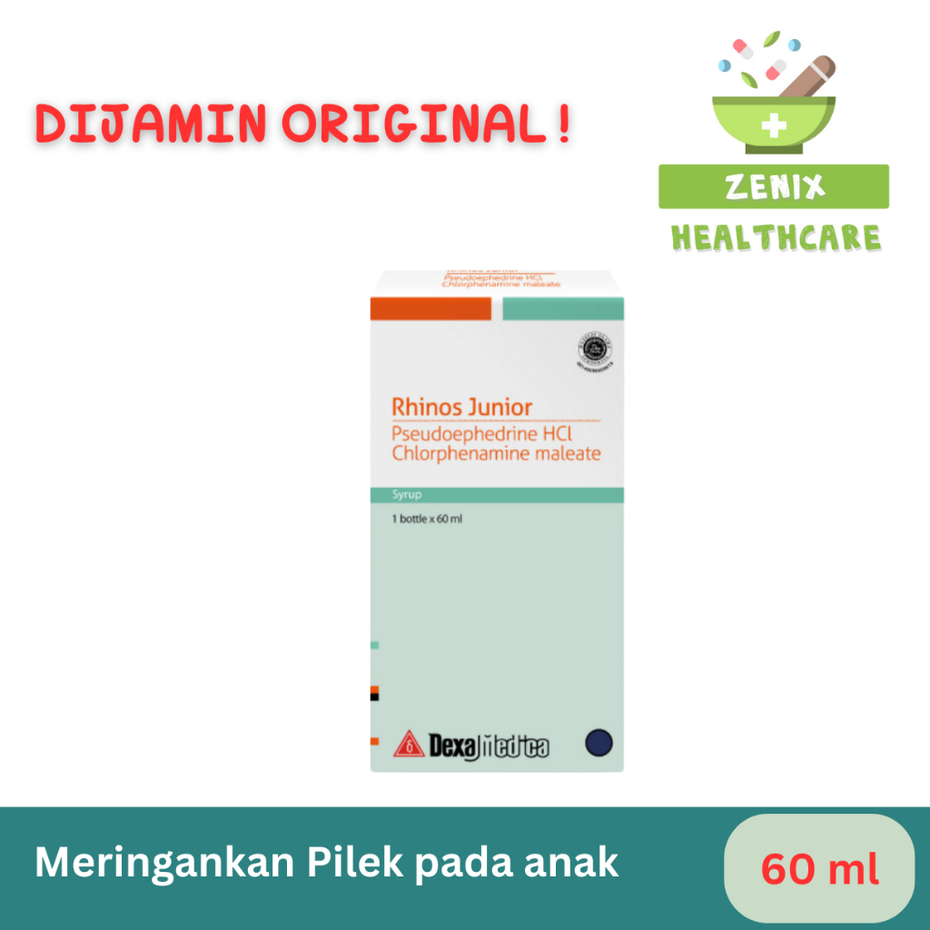 Ay00 Rhinos Neo Drop/Rhinos Junior Sirup Obat Pilek Anak