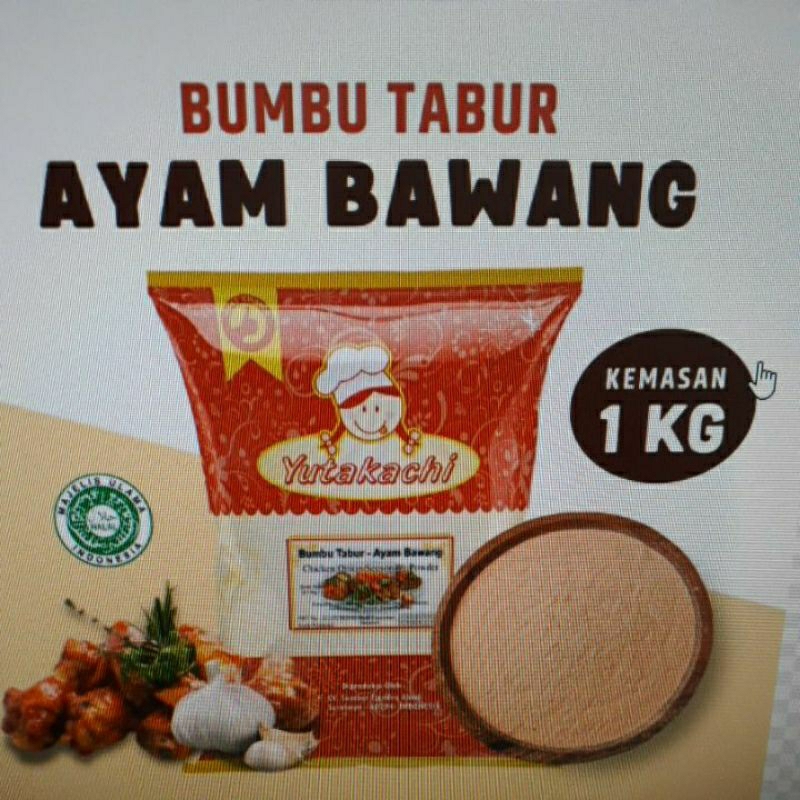 

Bawang Putih Bubuk 1 Kg Yutakachi / Premium Garlic Powder / Rempah Murni Alami