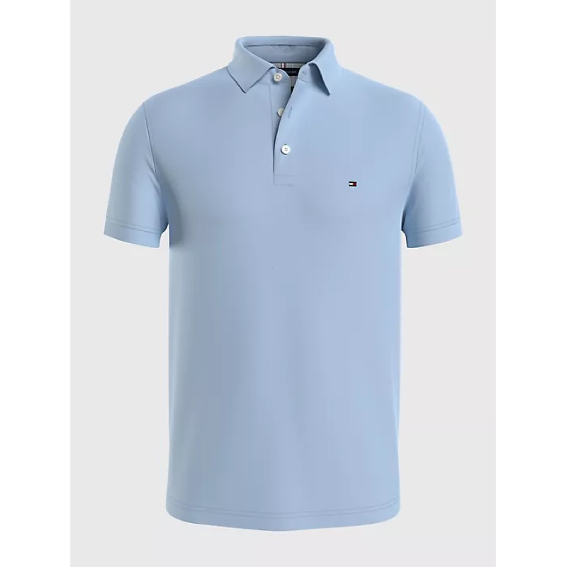 PO USA | TOMMY HILFIGER SLIM FIT TOMMY POLO Breezy Blue