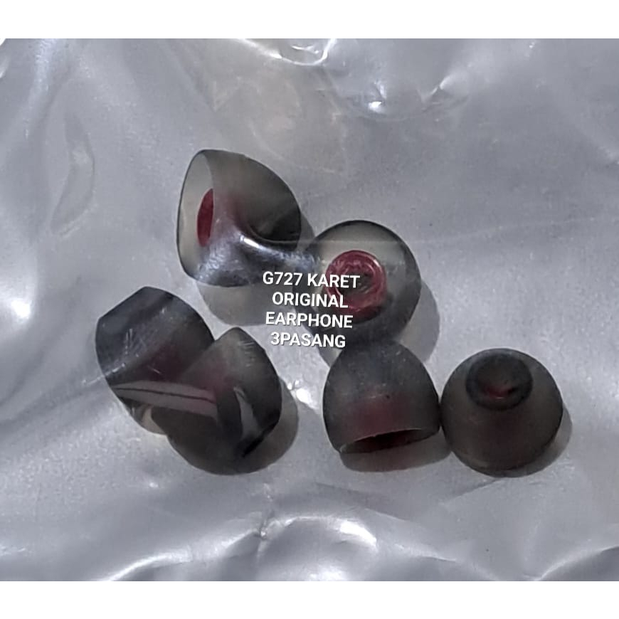 G727 SILICON EARPHONE KARET ORIGINAL EARPHONE BUD HEADSET EARBUDS SILICON BUSA EARBUD HANDSFREE EAR 