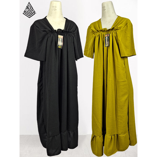 [GROSIR]Daster FUJI Bahan Cringkle Airflow Dress kringkel Ld 110 - 120 cm