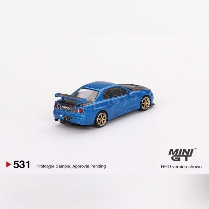 Diecast MiniGT 531 Nissan Skyline GTR R34